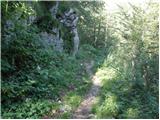 Bohinjsko sedlo - Planina Za Črno goro